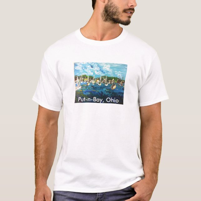 Put-in-Bay Lake Erie Island Malerei #1 T-Shirt (Vorderseite)