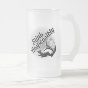 Putain de verre scié responsable Mug de bière