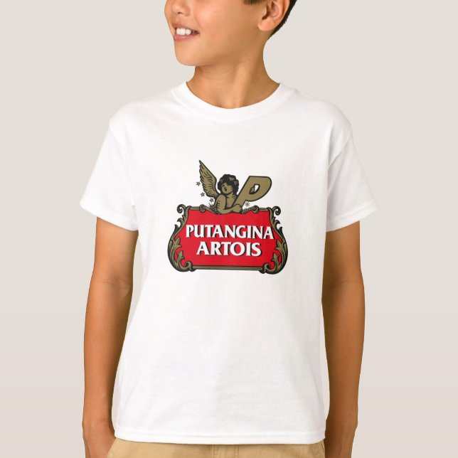 PUTANGINA HYPEBEAST BIER ANGEL FILIPINO PINOY 2 T-Shirt (Vorderseite)