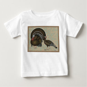 Puten Standard Bronze Portrait Baby T-shirt