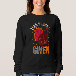 Puterchen ohne Federn zum Erntedankfest Sweatshirt