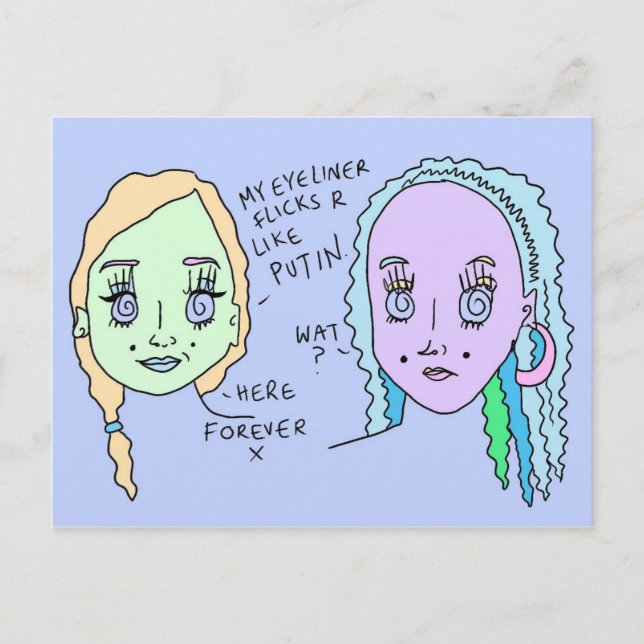 Putin Baby | Imprimer carte postale | #entendue (Devant)