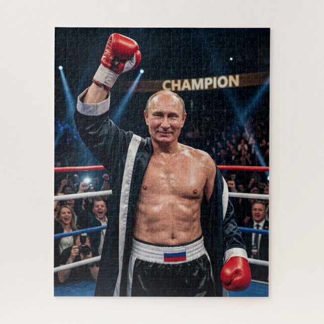 Putin Box-Champion Schwergewicht Knockout (Vertikal)