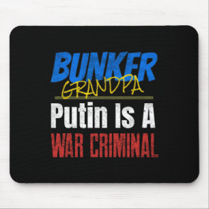 Putin ist ein Kriegsverbrecher Ukraine Ukrainisch Mousepad