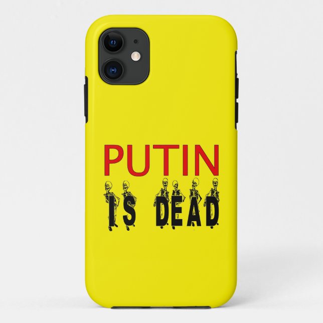 Putin ist tot iPhone 11 Hüllen! Case-Mate iPhone Hülle (Rückseite)