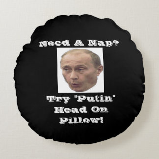 "Putin" Kopf auf Kissen