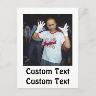 Putin Partys Postkarte