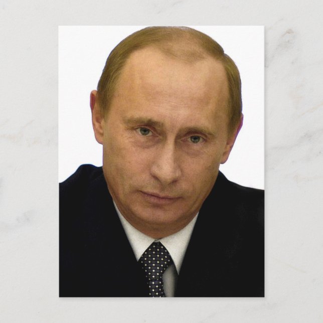 Putin Postkarte (Vorderseite)