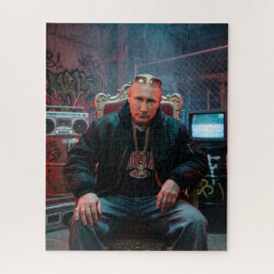 Putin Rapper Hip Hop Goldkette Boombox