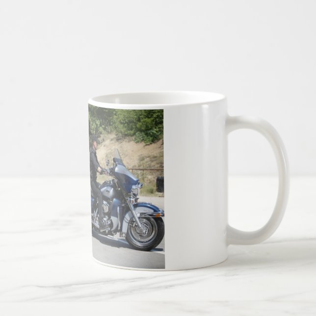 Putin reitet ein Trike! Kaffeetasse (Rechts)
