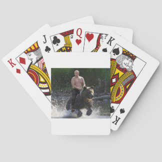 Putin reitet einen Bären! Spielkarten