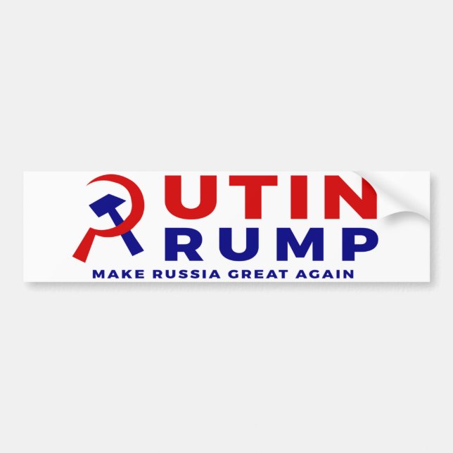 Putin-/Trumpf-Autoaufkleber Autoaufkleber (Vorne)