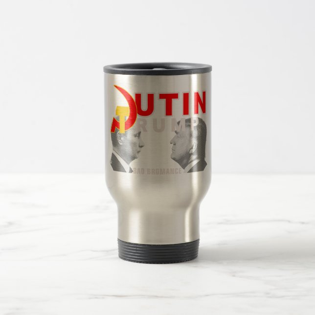 Putin-Trumpf schlechte Bromance Reise-Tasse Reisebecher (Mittel)