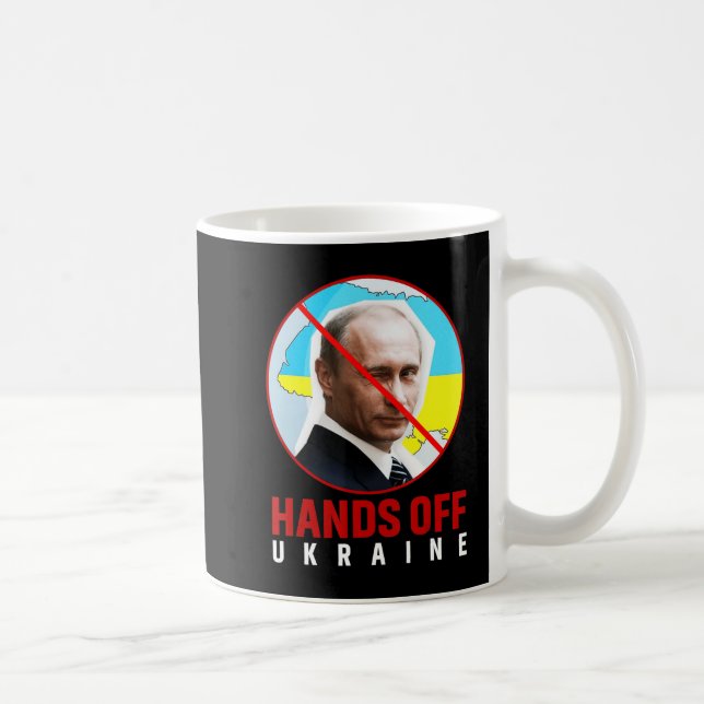 Putin übergibt der Ukraine Kaffeetasse (Rechts)