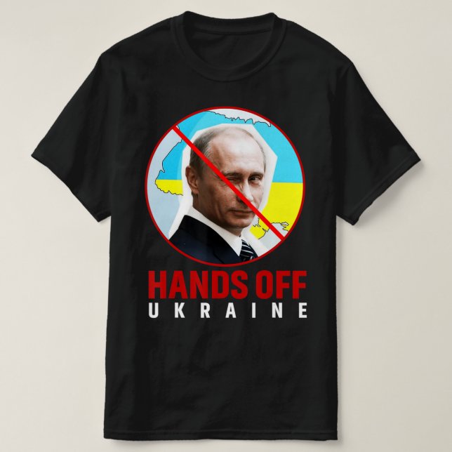 Putin übergibt der Ukraine T-Shirt (Design vorne)