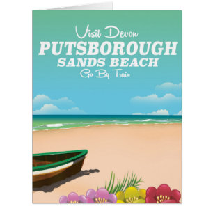 Putsborough Sands Beach Devon Reiseplakat