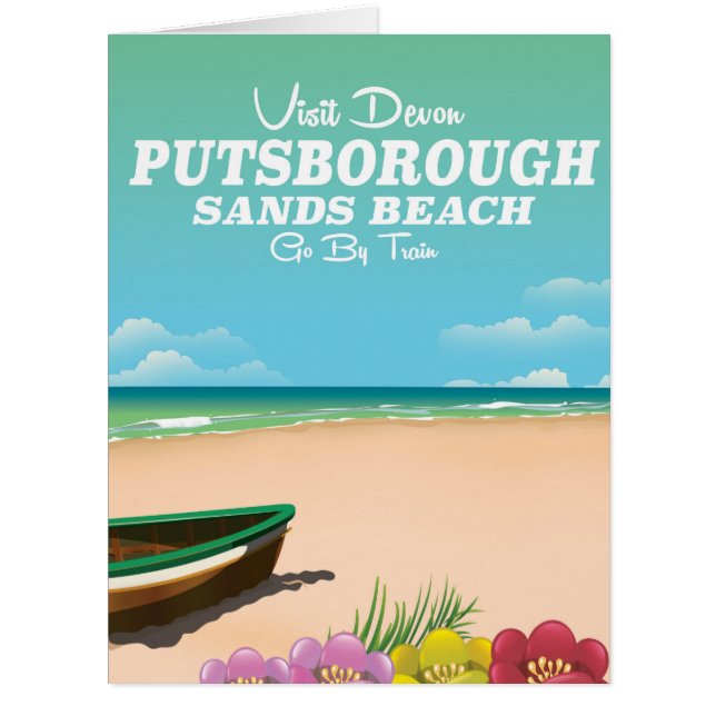 Putsborough Sands Beach Devon Reiseplakat (Vorderseite)