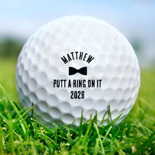 Putt a Ring on It Golf Junggesellenabschied Hochze Golfball