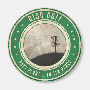 Putt-Kunststoff an seiner Stelle Magnet