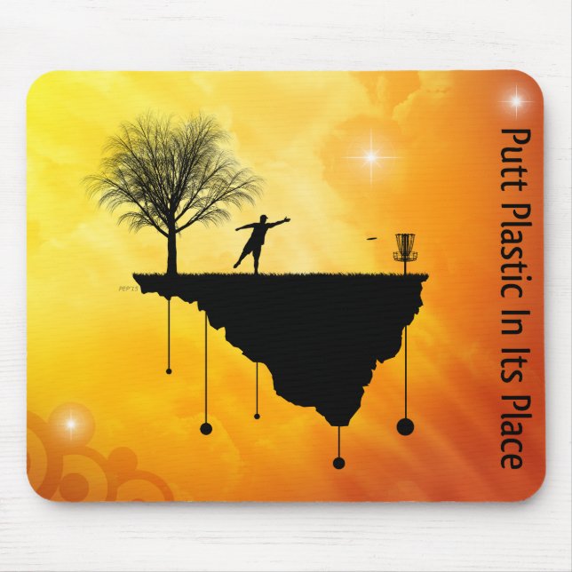 Putt-Kunststoff an seiner Stelle Mousepad (Vorne)