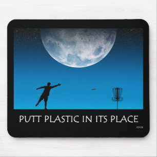 Putt-Kunststoff an seiner Stelle Mousepad