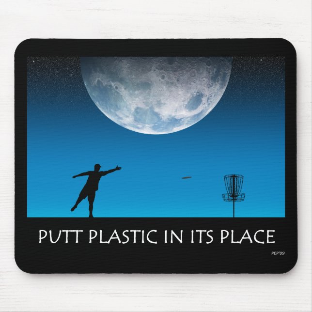 Putt-Kunststoff an seiner Stelle Mousepad (Vorne)