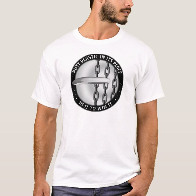 Putt-Kunststoff an seiner Stelle T-Shirt (Vorderseite)