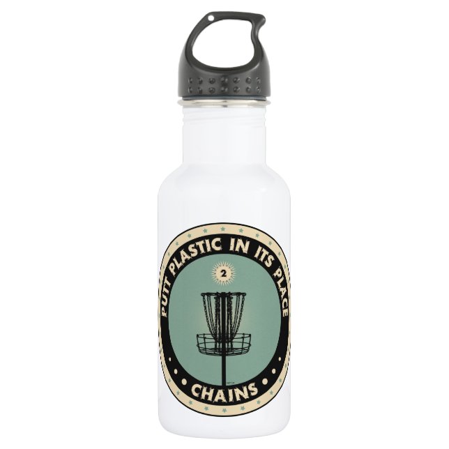 Putt-Kunststoff an seiner Stelle Trinkflasche (Vorderseite)