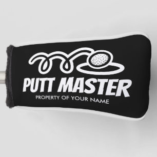 Putt Master Funny personalisierter Golfputter Golf Headcover