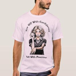 Putt mit Präzision-Golf-T - Shirt