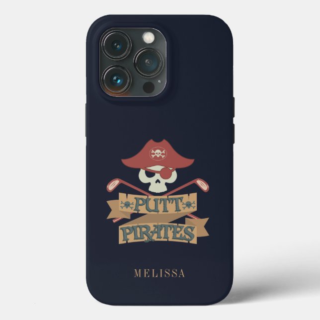Putt Pirates Golfing Hobby Sports Case-Mate iPhone Hülle (Rückseite)