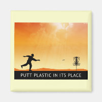 Putt Plastik an seiner Stelle