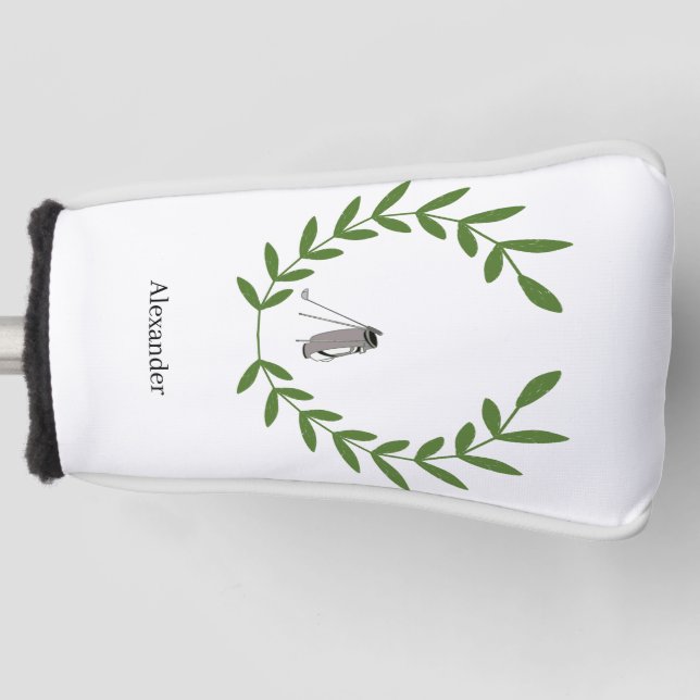 Putter Abdeckung mit Laurel Wreath und Golf Bag Golf Headcover (Vorderseite)