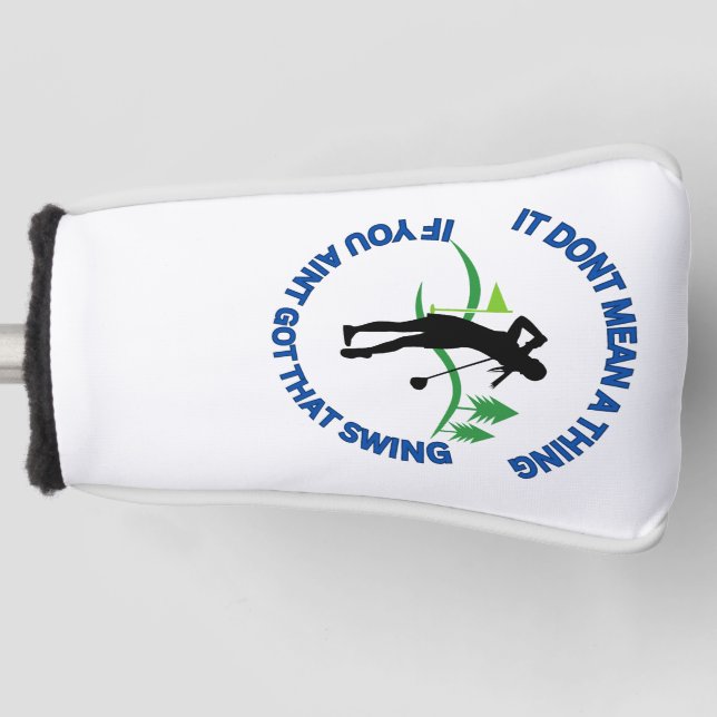 Putter Golf Club Cover for Women Golfers Golf Headcover (Vorderseite)