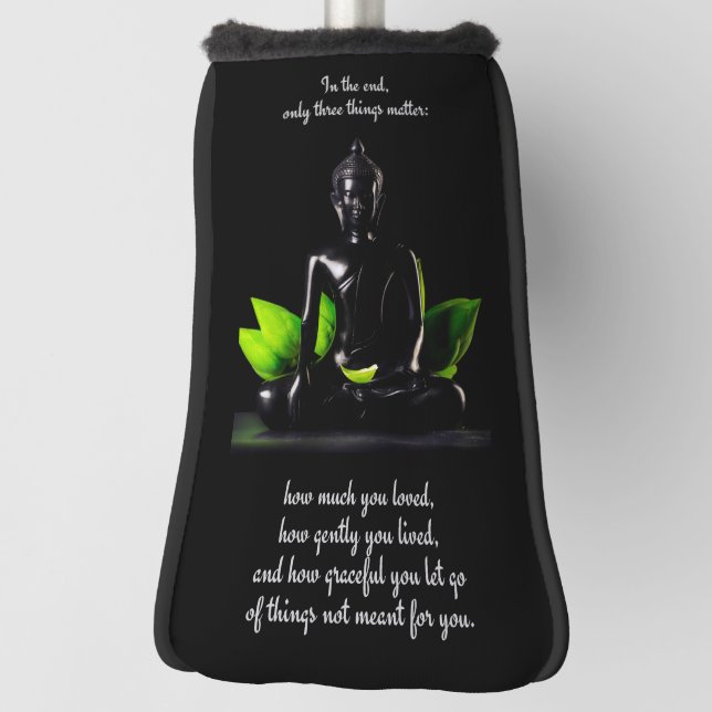 Putterabdeckung Buddha-Zitats 3 Golf Headcover (Rotieren 90)