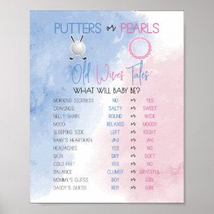 Putters oder Perlen Alte Ehefrauen Poster