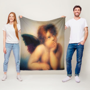 Putti Angel Fleecedecke