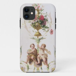 Putti unter Swags der Blumen und des Blätter title_seo2