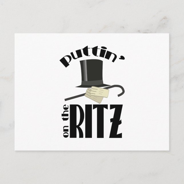 Puttin Ritz Postkarte (Vorderseite)