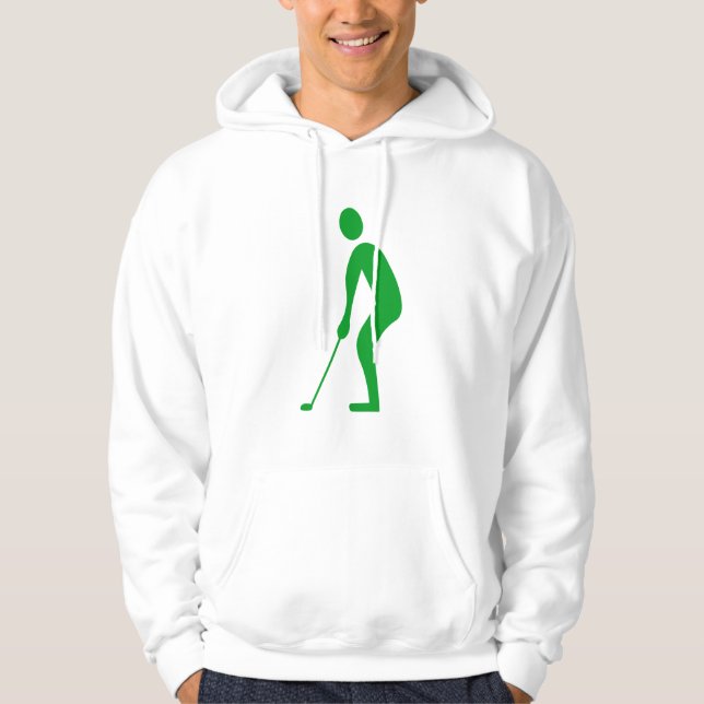 Putting - Grass Green Hoodie (Vorderseite)