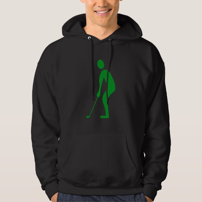 Putting - Grass Green Hoodie (Vorderseite)