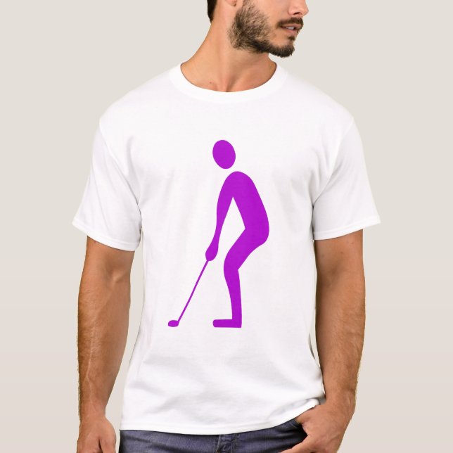 Putting - Lila T-Shirt (Vorderseite)