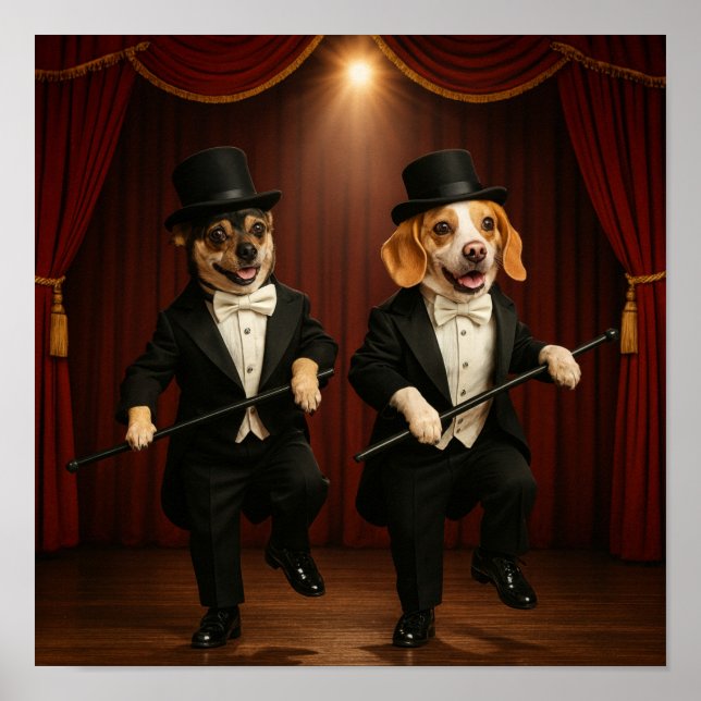 "Putting On The Ritz" Poster (Vorne)