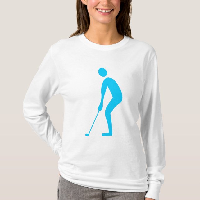 Putting - Sky Blue T-Shirt (Vorderseite)