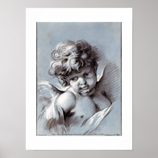 Putto 2 (ca. 1756-1776) von Gilles Demarteau.  Poster