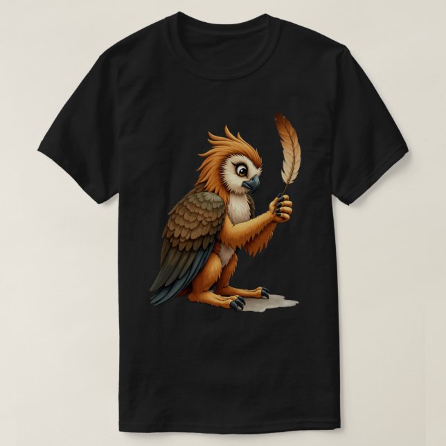 Putzender Greif T-Shirt (Design vorne)