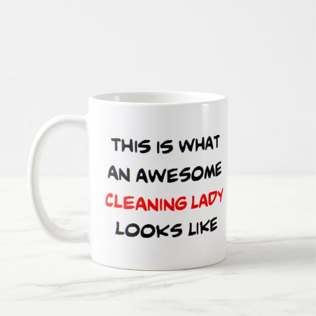 Putzfrau, phantastisch kaffeetasse (Links)
