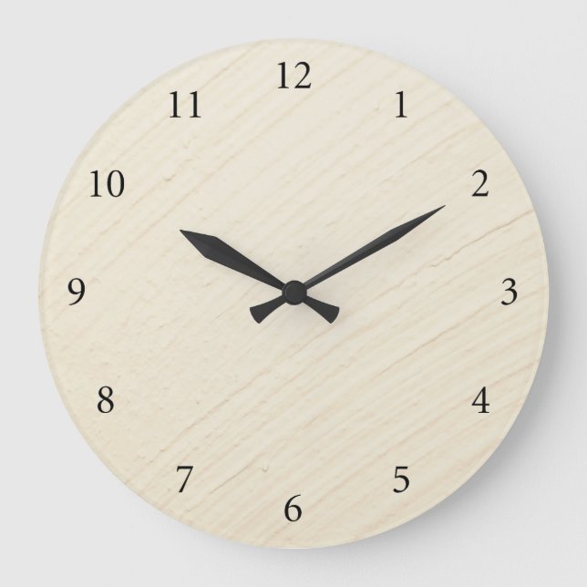 Putzhintergrund Große Wanduhr (Vorderseite)