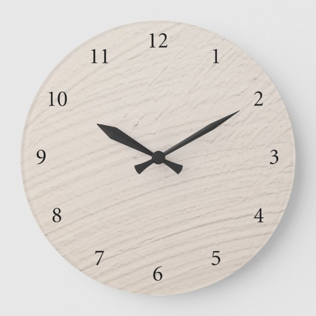 Putzhintergrund Große Wanduhr (Vorderseite)