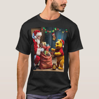 Puuh trifft Weihnachtsmann T-Shirt
